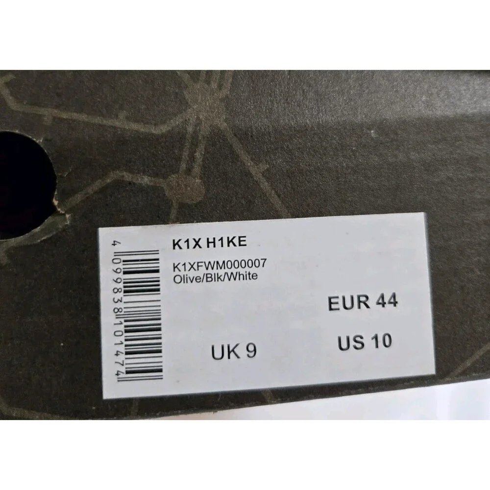 K1x H1ke Green Suede Men's Boots Size 10 US New